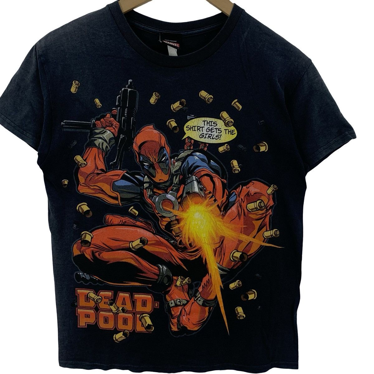 Marvel Comics Vintage MARVEL x DEADPOOL Overprint Tee Shirt Top Comic Book Size US S / EU 44-46 / 1 - 5 Thumbnail