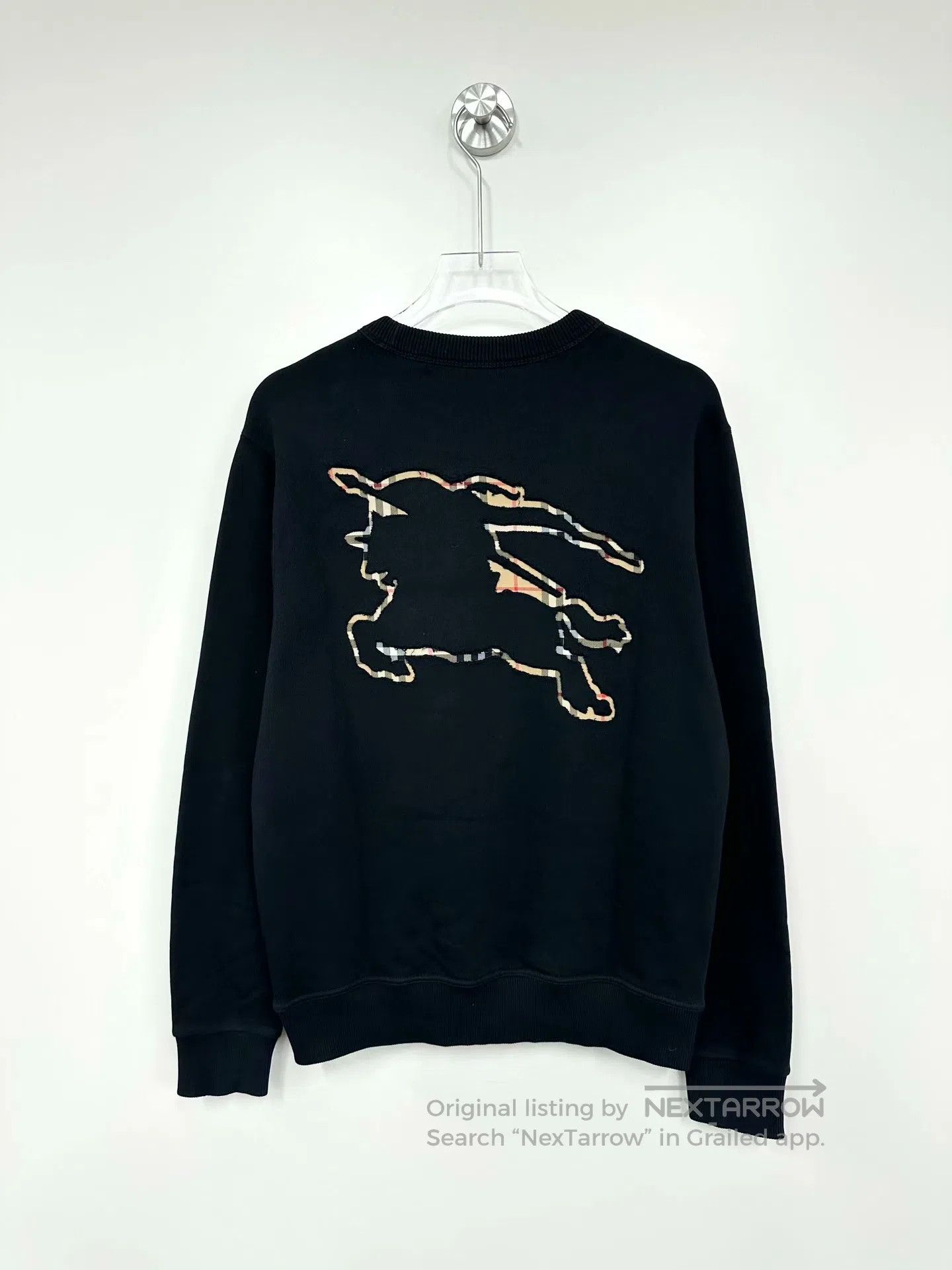 Burberry Burberry Black Embroidered War Horse Logo Long-sleeve Hood Size US XS / EU 42 / 0 - 2 Thumbnail