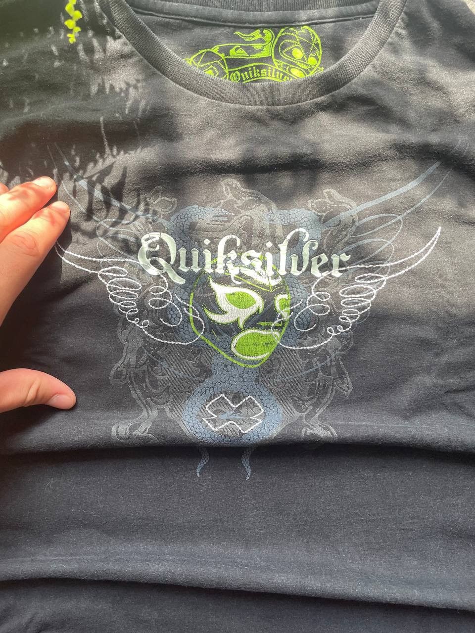 Quiksilver Long-sleeve Quicksilver Vintage Sk8 90s 00s Affliction Rare Size US XL / EU 56 / 4 - 7 Thumbnail