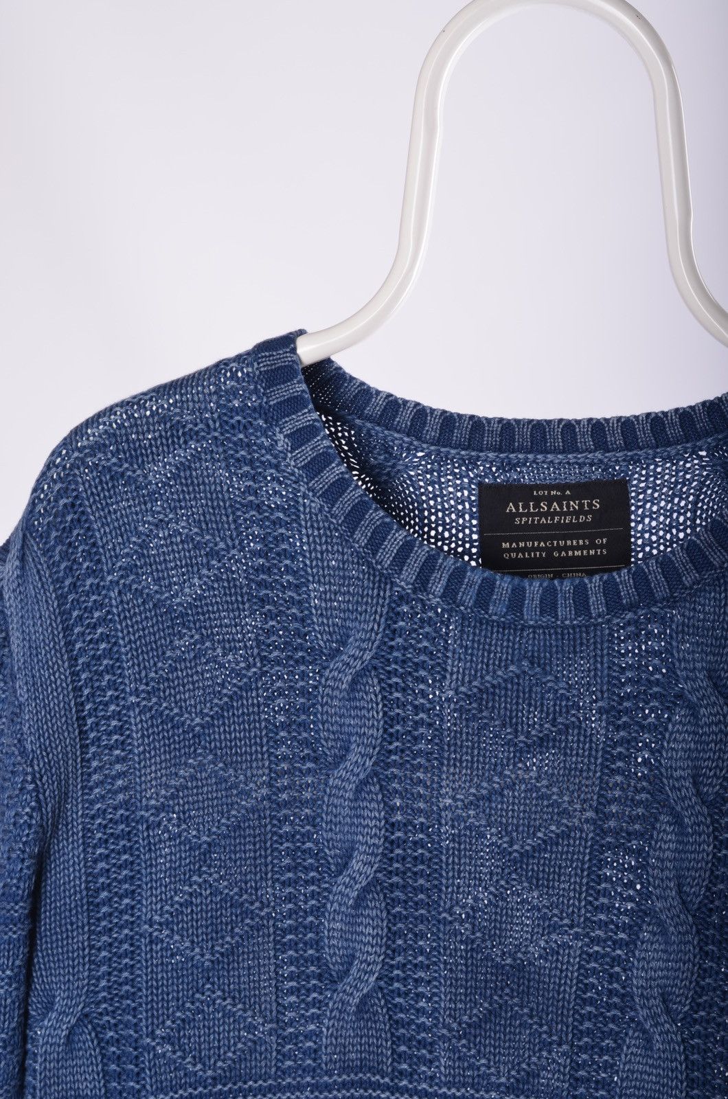 Allsaints Allsaints Valkyrie Crew Neck Cable Knit Sweater Size US L / EU 52-54 / 3 - 2 Thumbnail