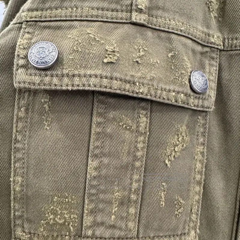 Balmain Balmain Men's Green Cotton Jacket . Size US M / EU 48-50 / 2 - 4 Thumbnail