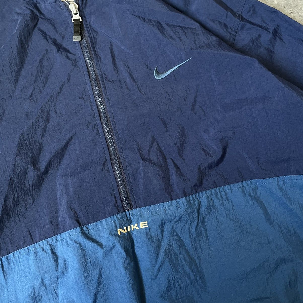Nike × Nike ACG × Vintage Vintage Nike 90s Nylon Anorak Big Swoosh Size US S / EU 44-46 / 1 - 3 Thumbnail