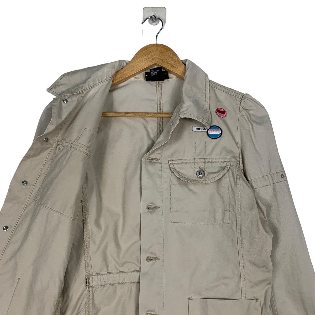 Diesel DIESEL Four Pocket Work Button Shirt Jacket #1146-C52 Size US S / EU 44-46 / 1 - 10 Thumbnail