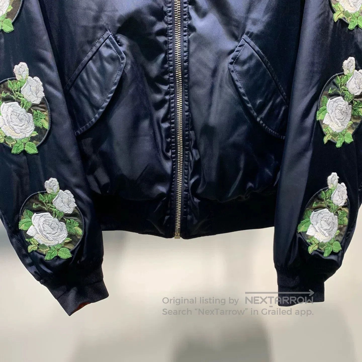 Dior Dior Camellia Embroidered Bomber Jacket. Size US L / EU 52-54 / 3 - 4 Thumbnail