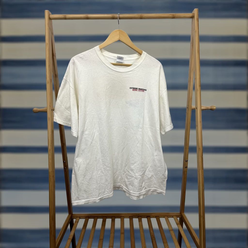 Gildan VTG Extreme Makeover Home Edition T-Shirt XL White Men Short Sleeve Gildan Size US XL / EU 56 / 4 - 1 Thumbnail