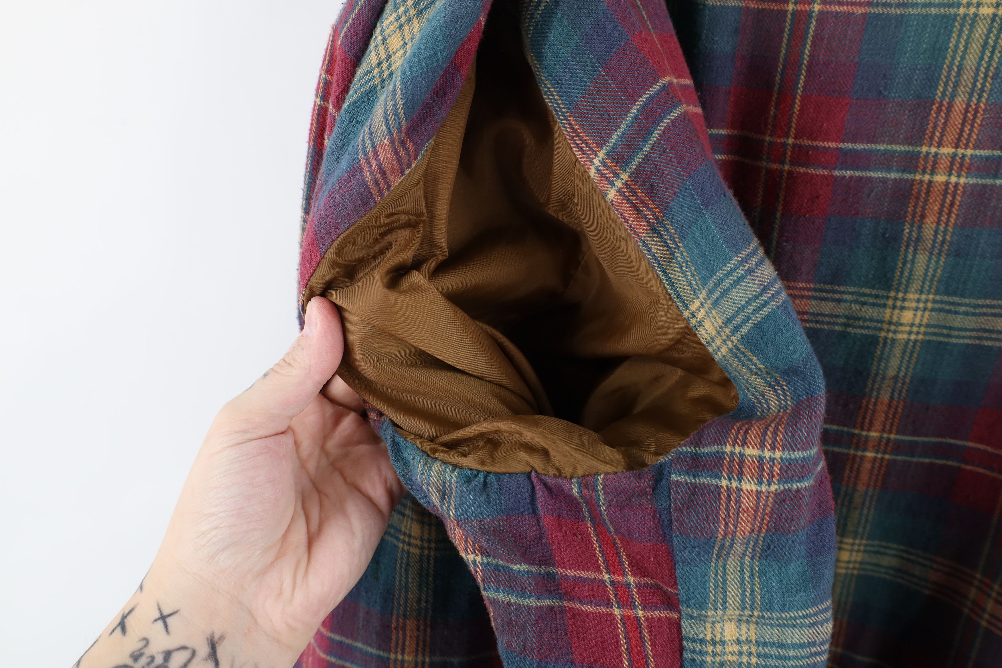American Eagle Outfitters × Vintage Vintage 90s American Eagle Outfitters Flannel Lined Jacket Size US L / EU 52-54 / 3 - 12 Thumbnail
