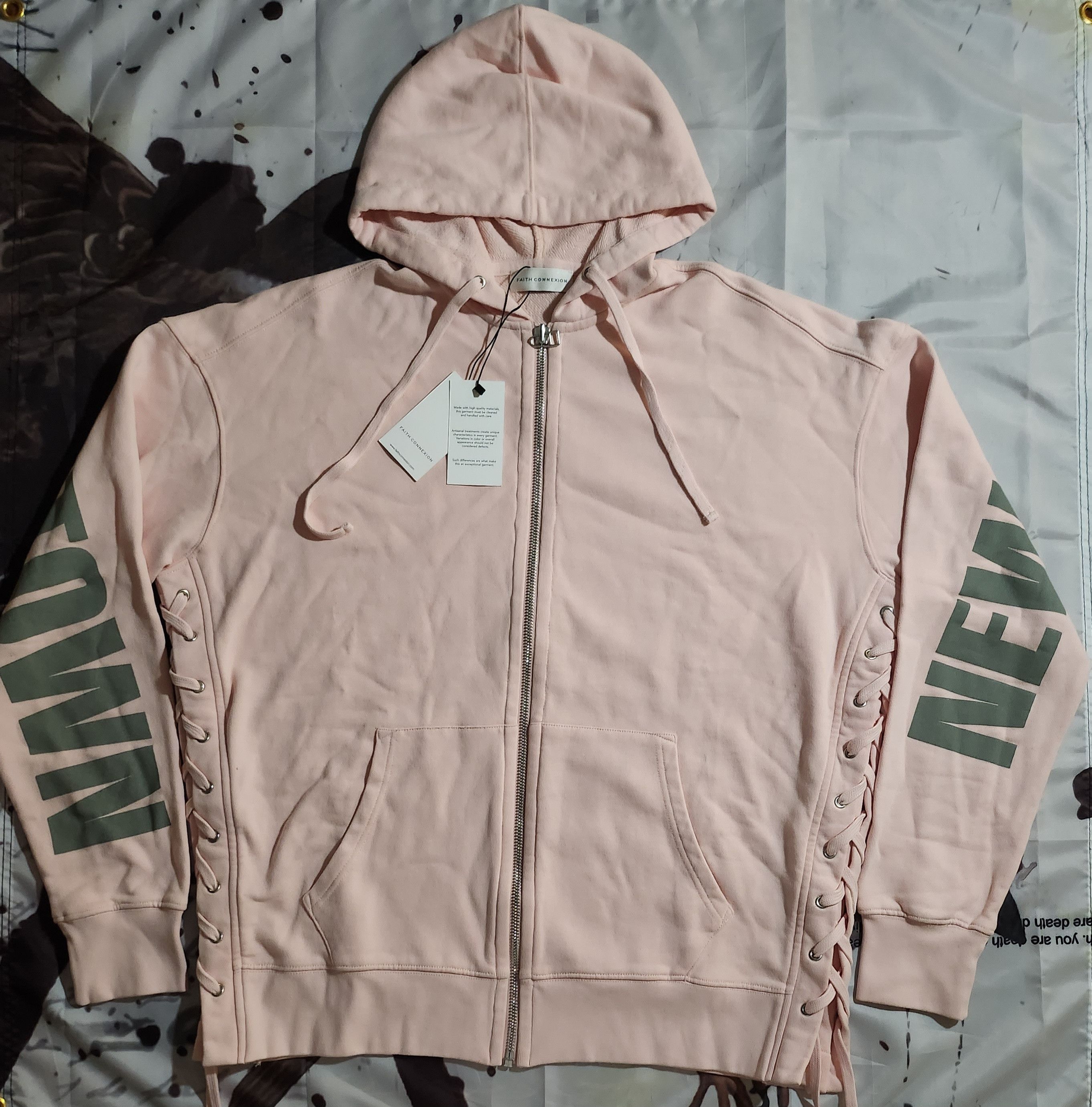 Faith Connexion New York Lace Zip Up Hoodie Size US XS / EU 42 / 0 - 1 Thumbnail