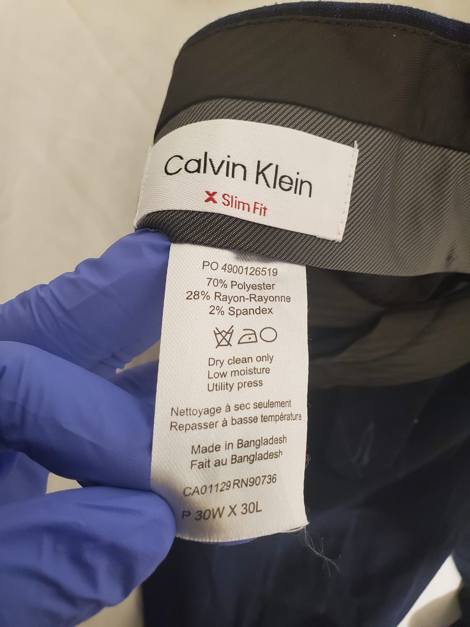 Calvin Klein CALVIN KLEIN SLIM FIT SLACK Size 31" - 5 Thumbnail