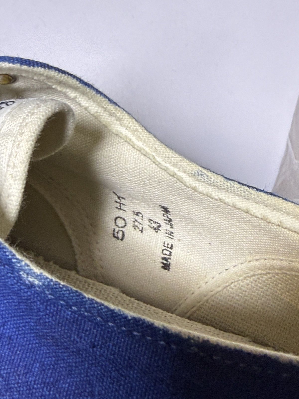 Maison Kitsune vintage overdyed maison kitsune low top canvas sneakers Size US 10.5 / EU 43-44 - 6 Thumbnail