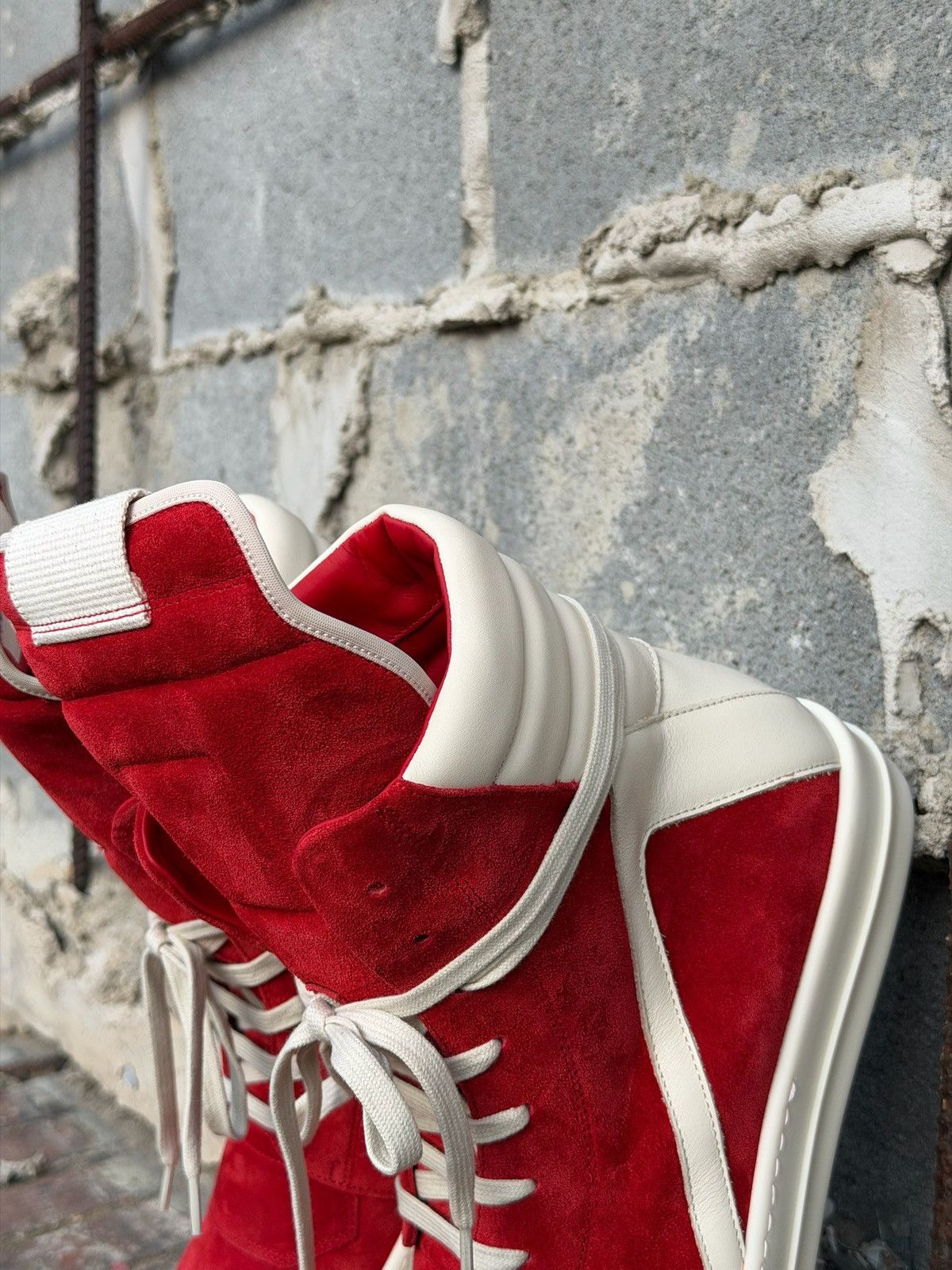 Rick Owens Rick Owens Geobasket Carnelian Milk Size US 10 / EU 43 - 3 Thumbnail