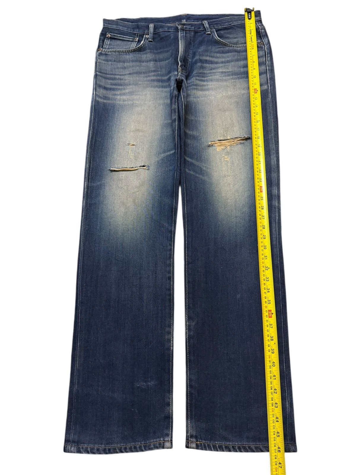 grunge edwin fade flare denim pants y2k Vintage Y2K Japan Edwin 