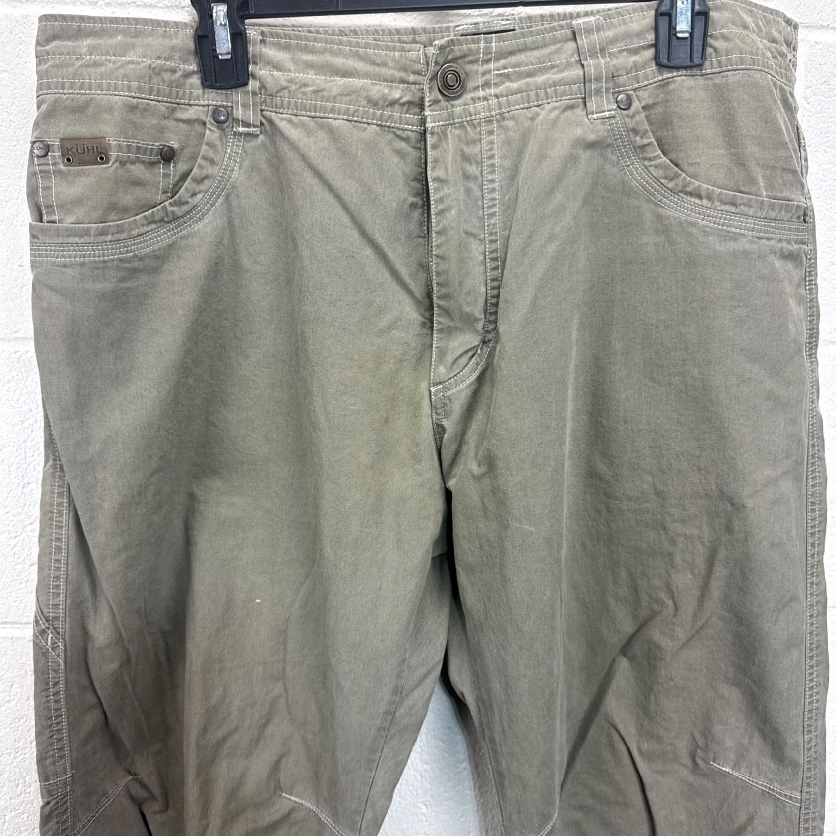Vintage VINTAGE Kuhl Pants Mens 36 Green 36x32 Revolvr Patina Dye Outdoor Hiking Size US 36 / EU 52 - 4 Thumbnail