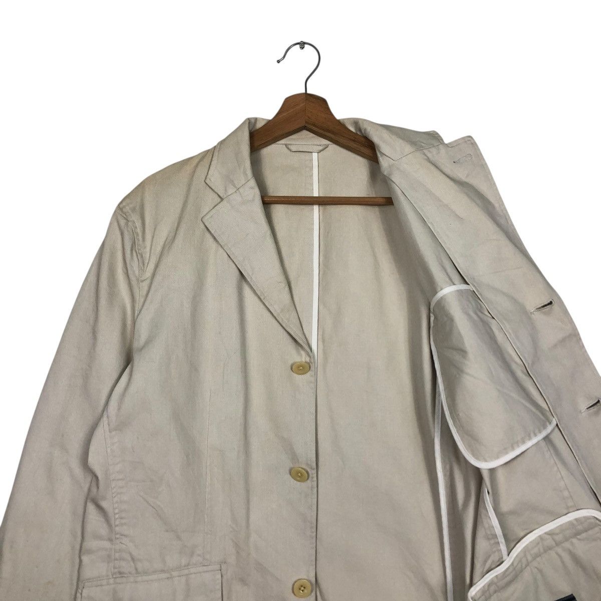 Japanese Brand 🔥VINTAGE DUCK CANVAS CHORE WORK JACKET ONBOARD ISSEY MIYAKE Size US L / EU 52-54 / 3 - 14 Thumbnail