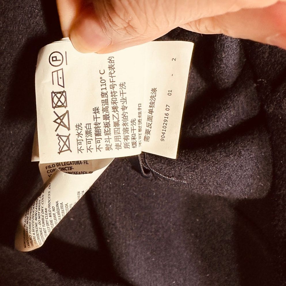 Max Mara S MaxMara Cucio Amano Navy Angora Wool 3-Button Blazer 12 Size XL / US 12-14 / IT 48-50 - 9 Thumbnail