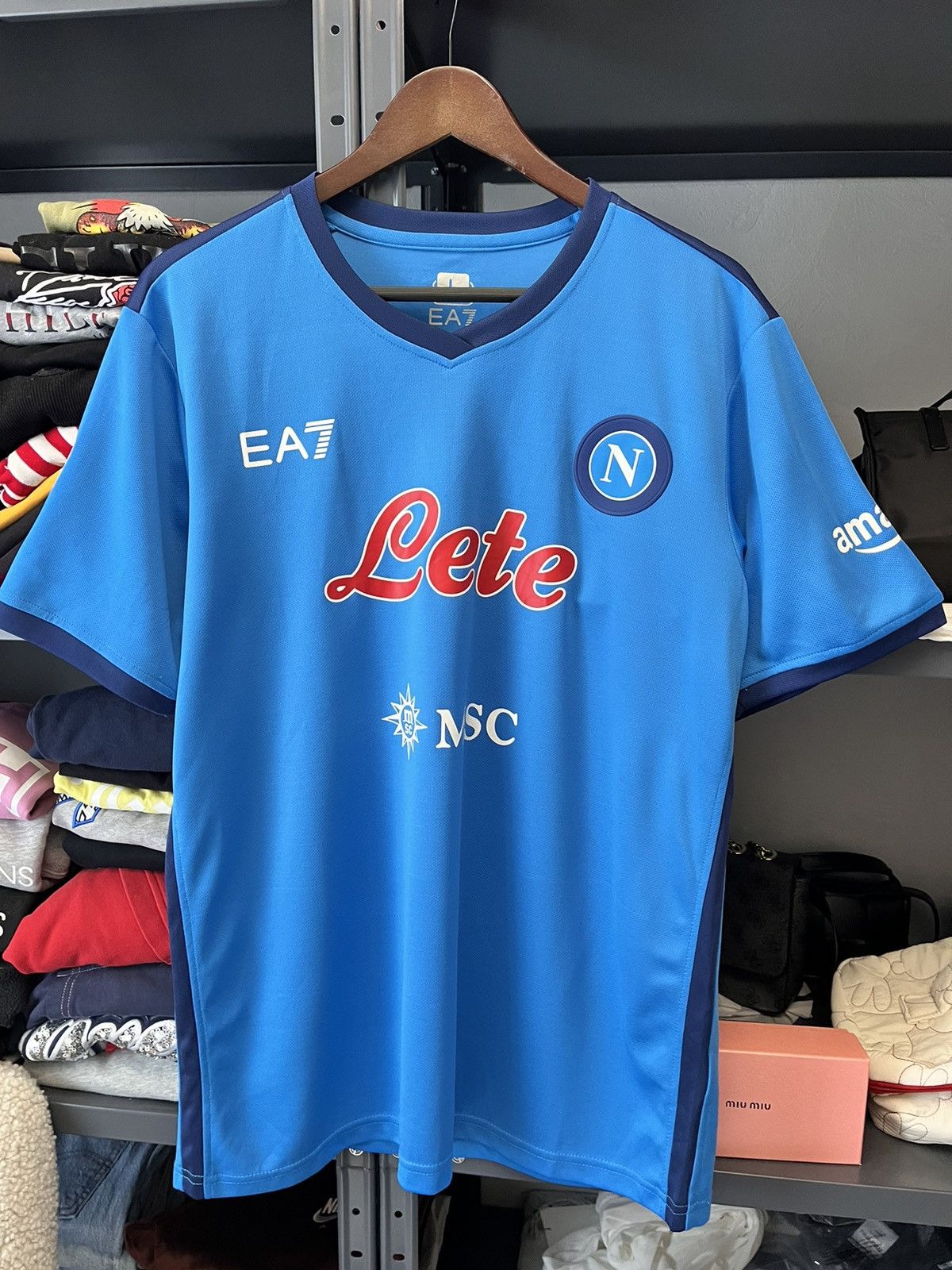 Vintage Napoli #9 Osimhen Jersey Size US L / EU 52-54 / 3 - 1 Thumbnail