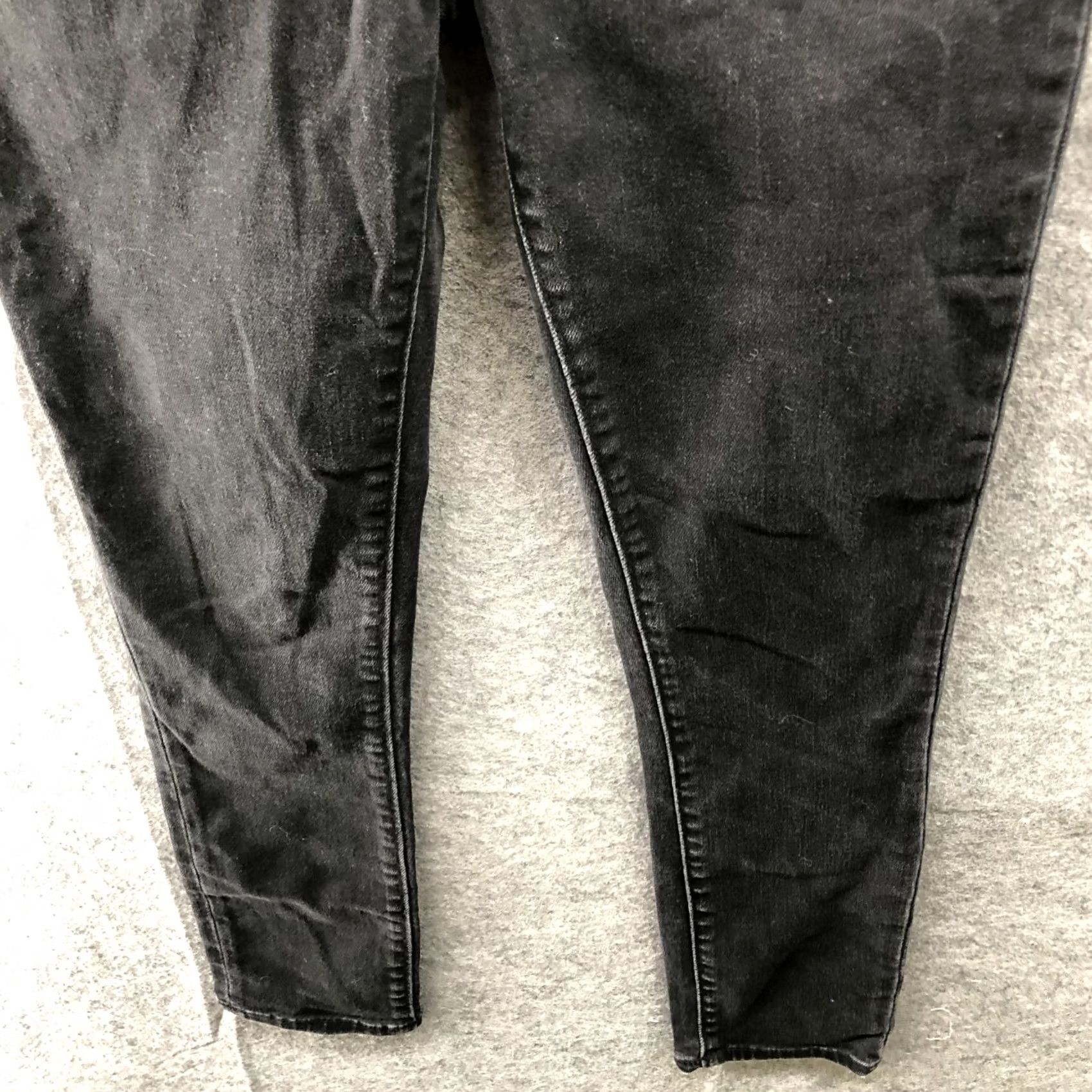 Abercrombie & Fitch Abercrombie & Fitch Super Skinny Ankle High Rise Jean Womens 0/25 Black Size 25" / US 0 / IT 36 - 4 Thumbnail