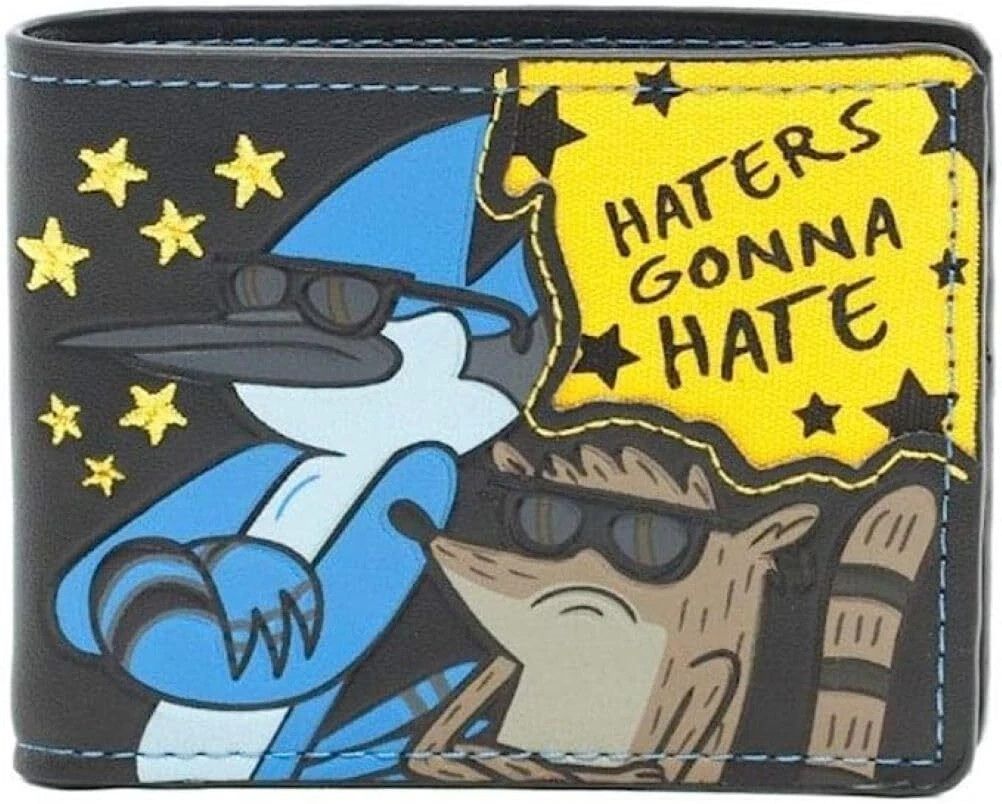 Other TCB Creations Regular Show Haters Gonna Hate Bi-Fold Wallet Size ONE SIZE - 1 Thumbnail