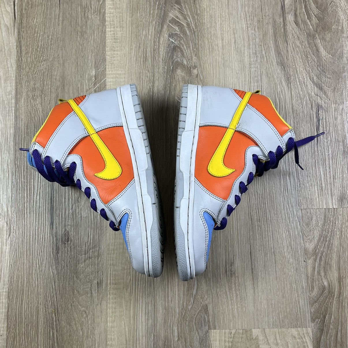 Nike × Vintage Nike Dunk High 2007 Nike ID Mens 8.5 Halloween Shoes Size US 8.5 / EU 41-42 - 3 Thumbnail