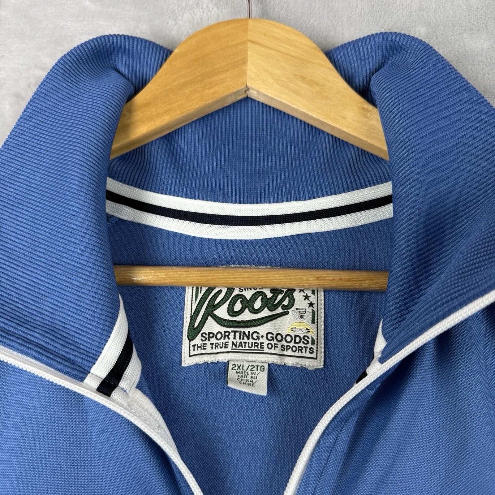 Roots Roots Blue Track Jacket 2XL Full Zip Sporting Goods Striped Size US XXL / EU 58 / 5 - 3 Thumbnail