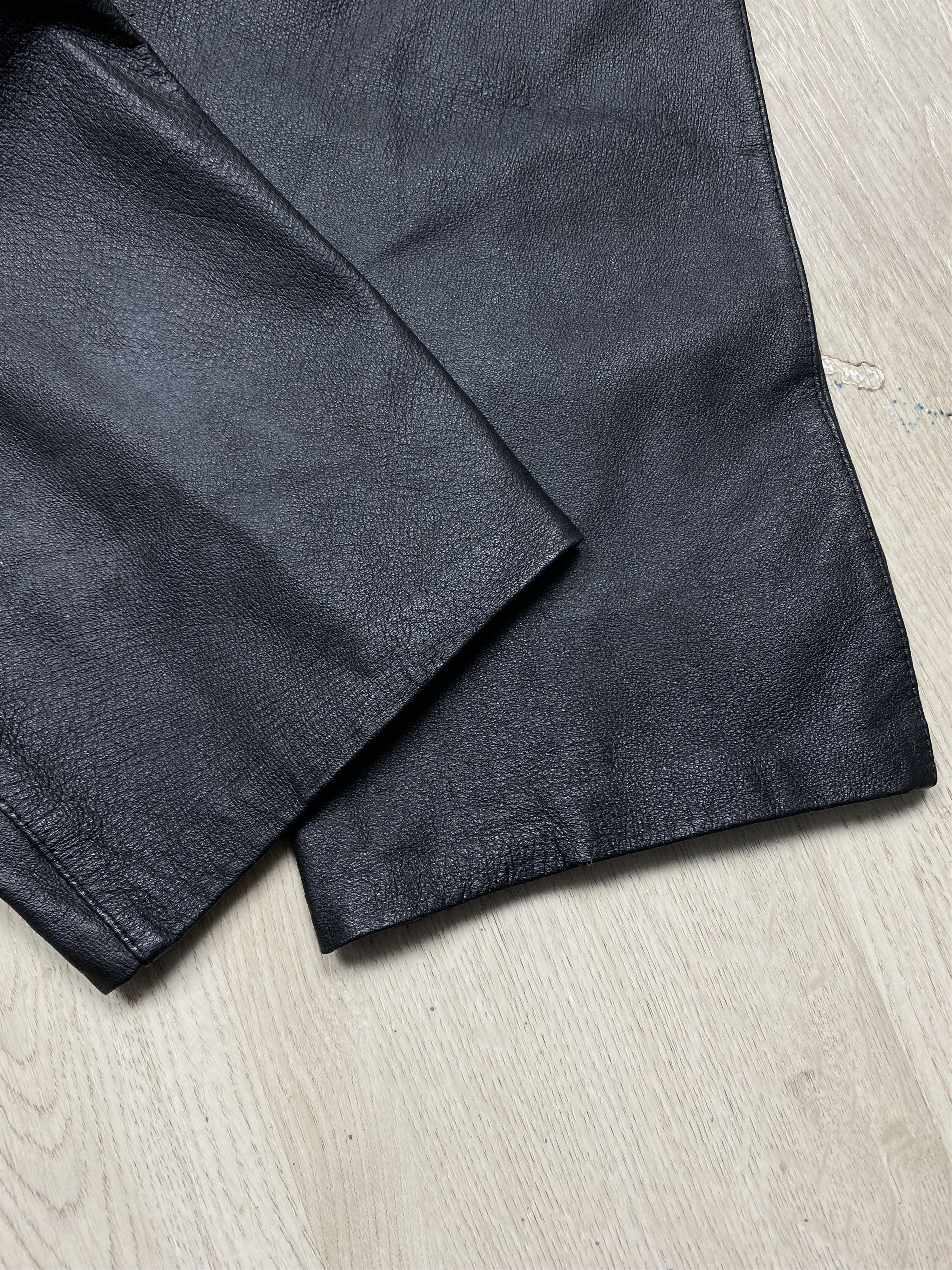 Genuine Leather Vintage Genuine Leather Pants Biker Motorcycle Size US 32 / EU 48 - 10 Thumbnail