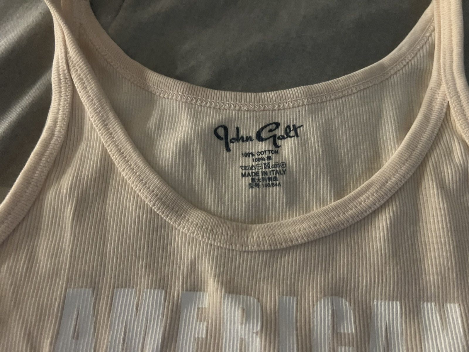 Brandy Melville × Pacsun Brandy Melville Cream “American Dream” tank top Size ONE SIZE - 2 Thumbnail