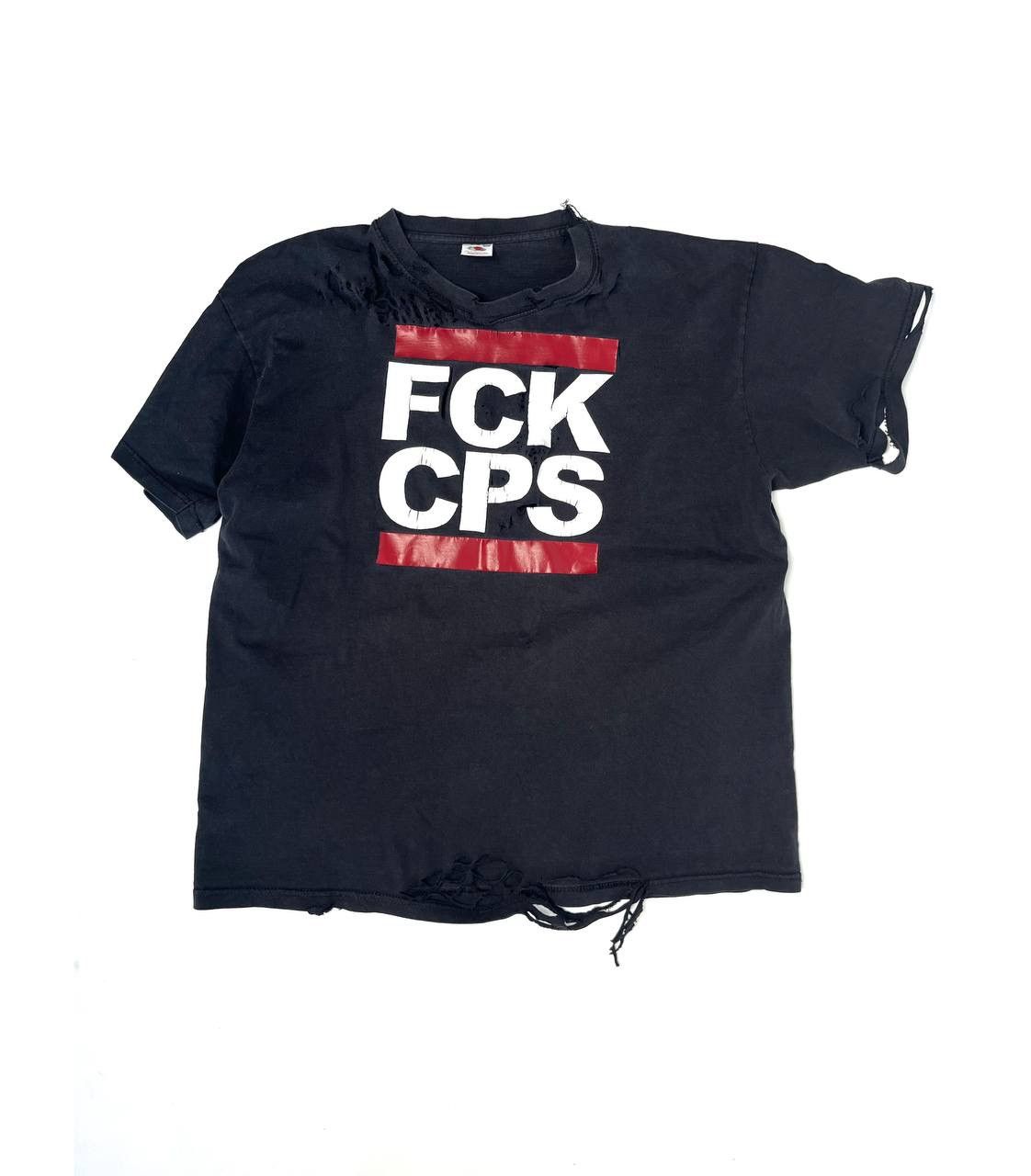 Vintage Vintage ACAB 1312 FCK CPS Fuck Cops Trashed Tee Size US XL / EU 56 / 4 - 1 Thumbnail