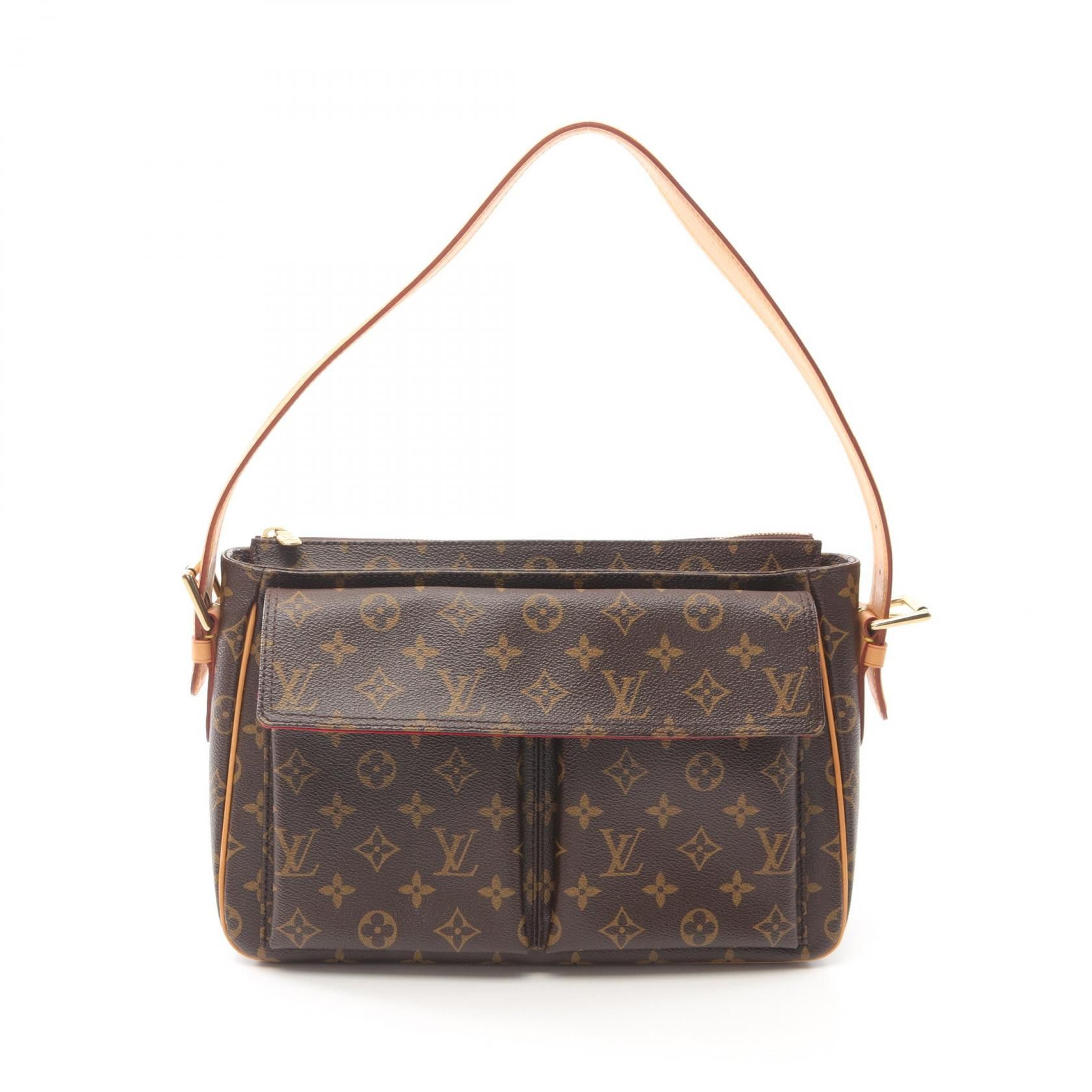 Louis Vuitton Louis Vuitton Vivasite Gm Monogram Shoulder Bag Canvas Shoulder Bag M51163 in Brown, Women's
