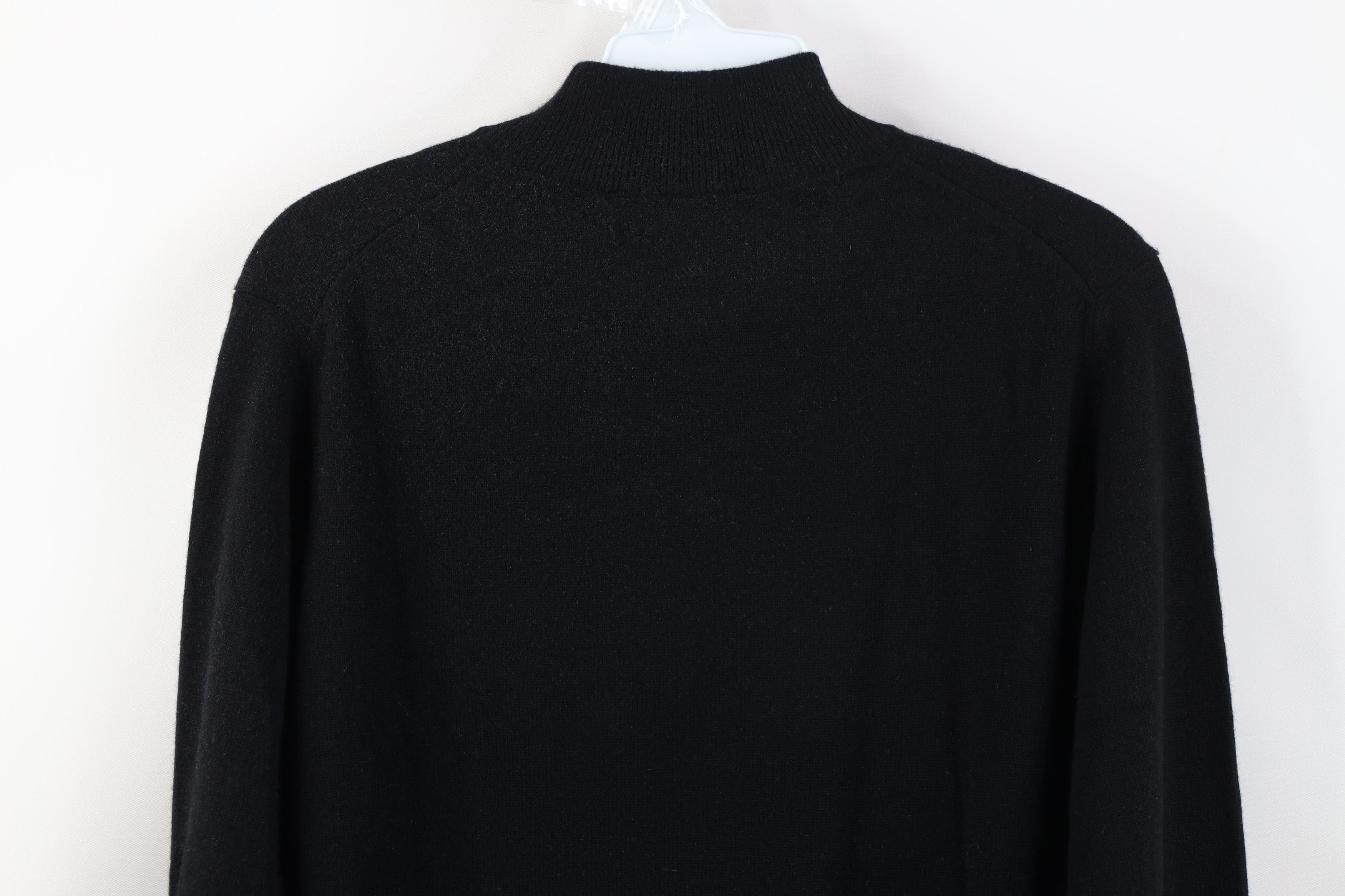 Vintage Vintage 90s Streetwear 2 Ply Cashmere Knit Mock Neck Sweater Size M / US 6-8 / IT 42-44 - 10 Thumbnail
