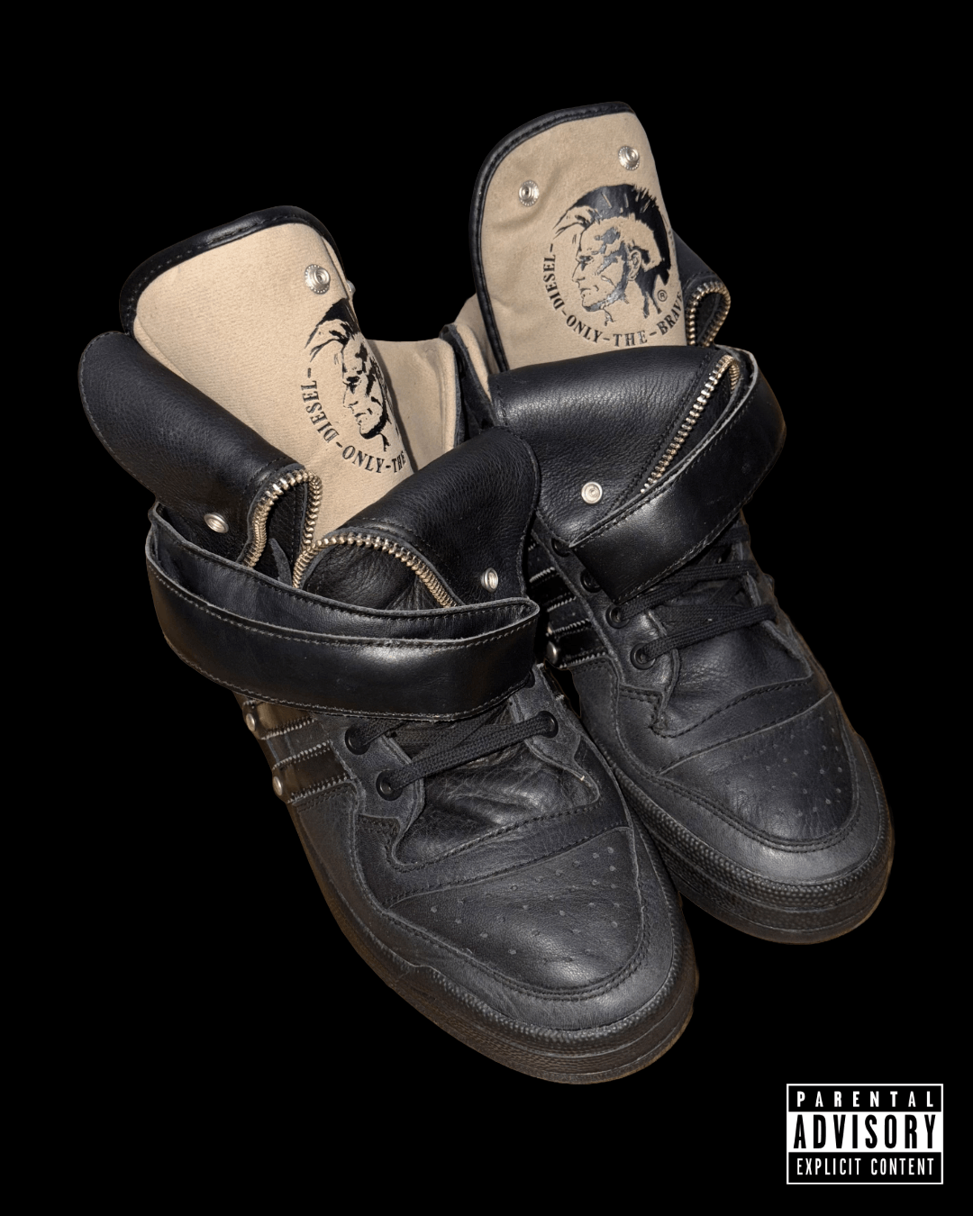 Adidas × Diesel Adidas x Diesel F/W11 - Forum Mid Lea Sneaker Rare