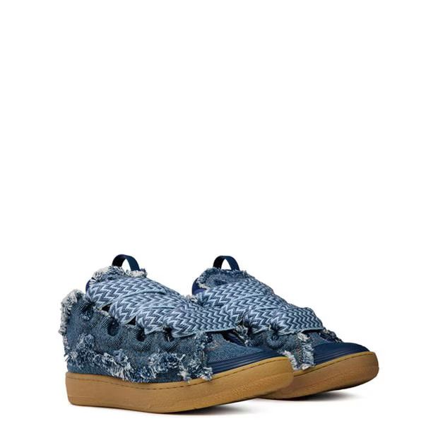 Lanvin o1g2r1mq1024 Denim Sneakers in Blue Size US 8 / IT 38 - 4 Thumbnail