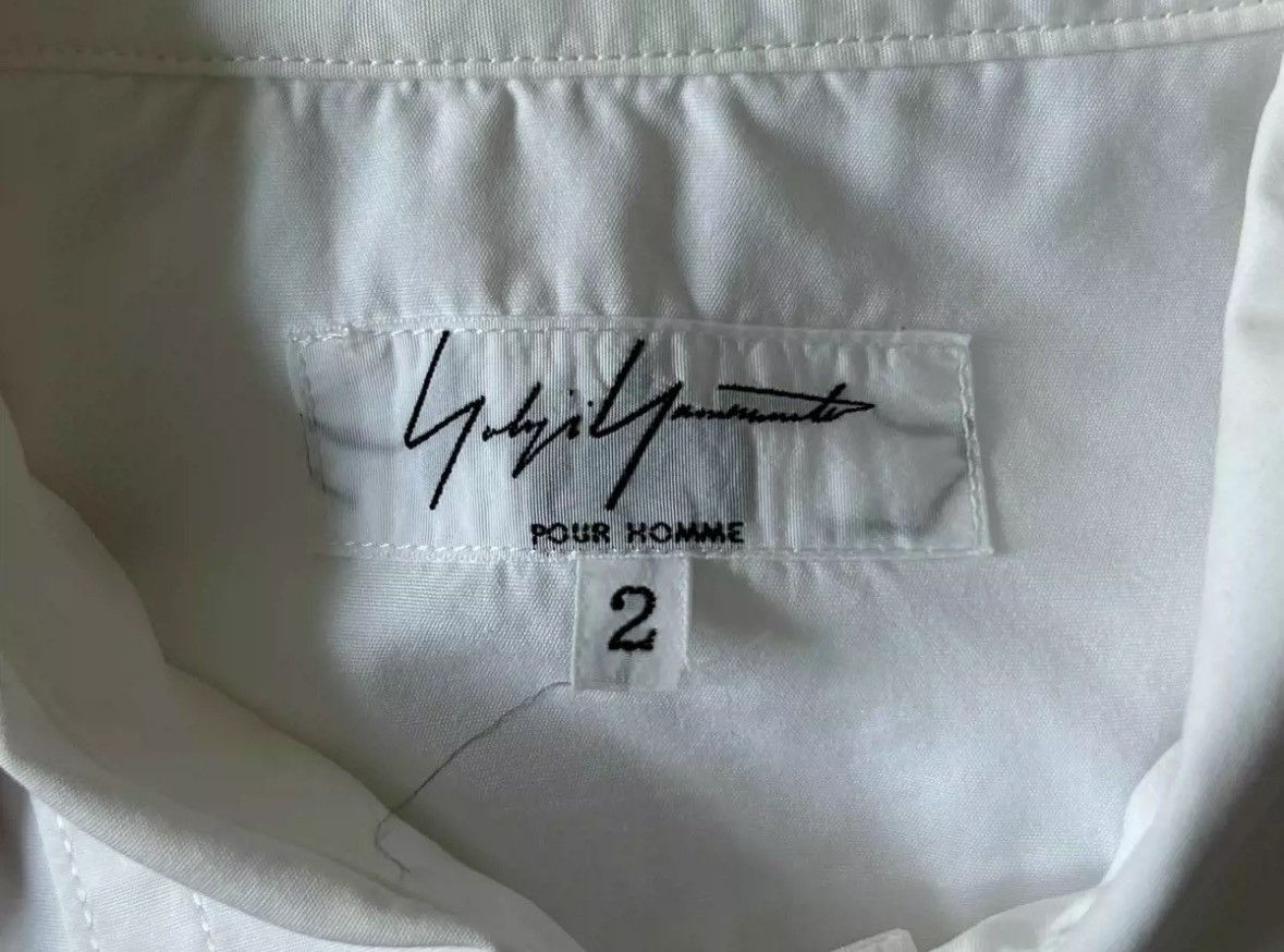 Yohji Yamamoto Yohji Yamamoto 15ss Bias Cut White Shirt 2412-Nextarrow Size US M / EU 48-50 / 2 - 5 Thumbnail