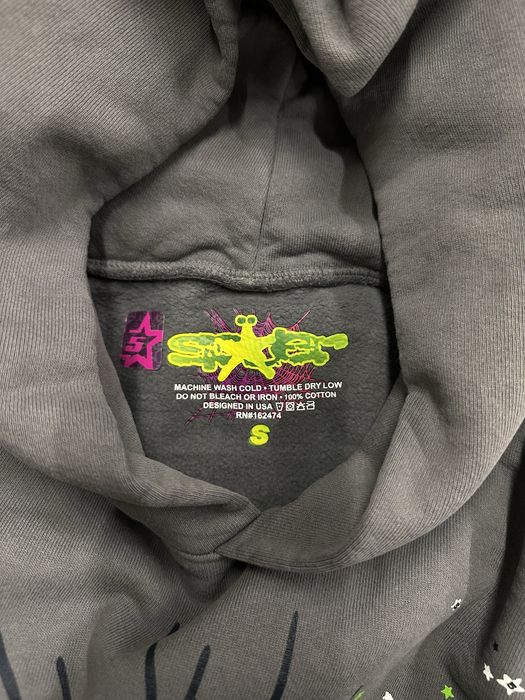 Spider Worldwide Slate grey hoodie | Grailed