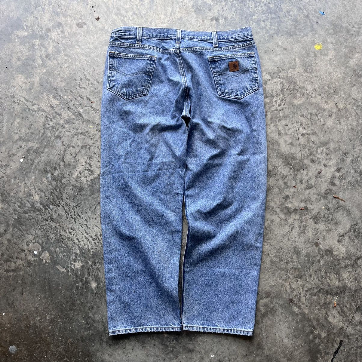 Carhartt Vintage Carhartt Denim Jeans Baggy Pants 40x30 Workwear Size US L / EU 52-54 / 3 - 6 Thumbnail