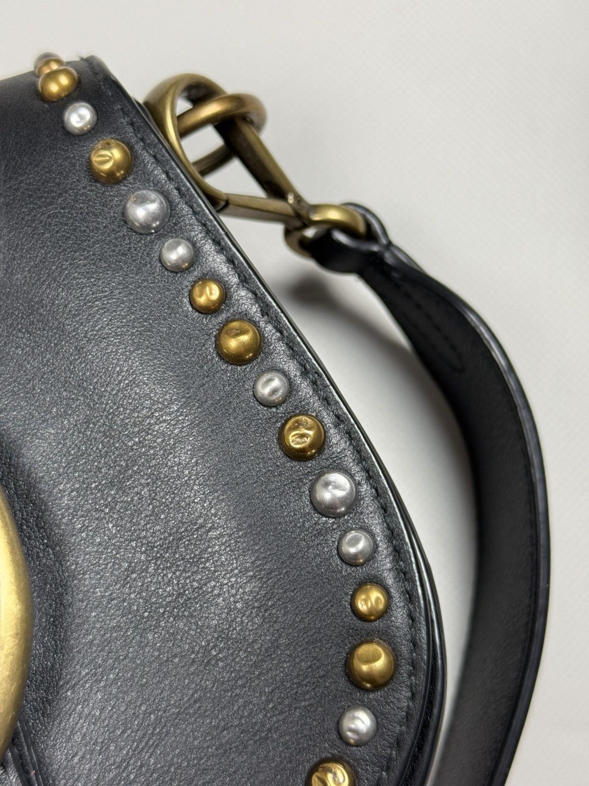 Polo Ralph Lauren Polo Ralph Lauren Leather Studded Lennox Crossbody Bag Size ONE SIZE - 22 Thumbnail