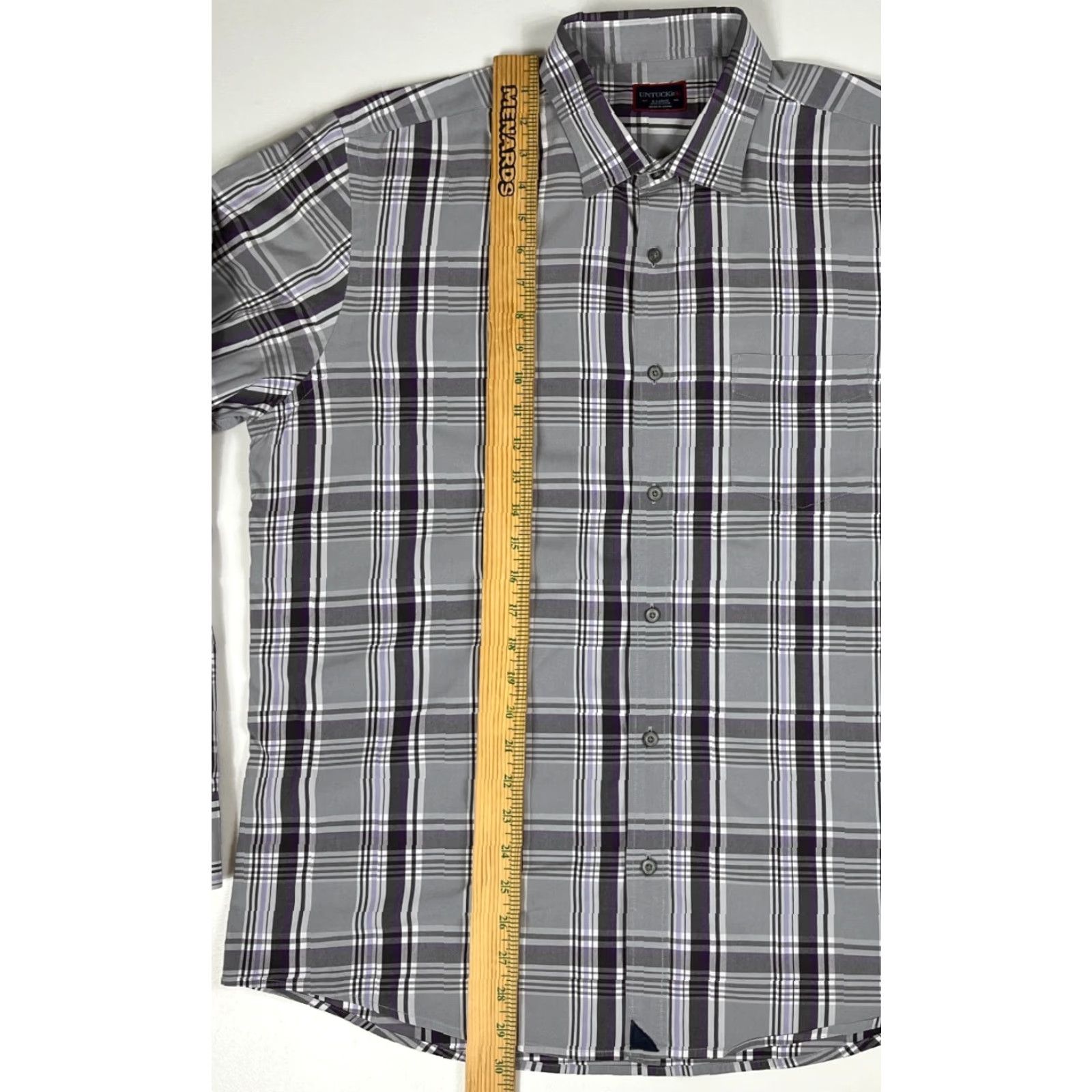 UNTUCKit UNTUCKit Button-Up Shirt Plaid XL Mens Size US XL / EU 56 / 4 - 7 Thumbnail