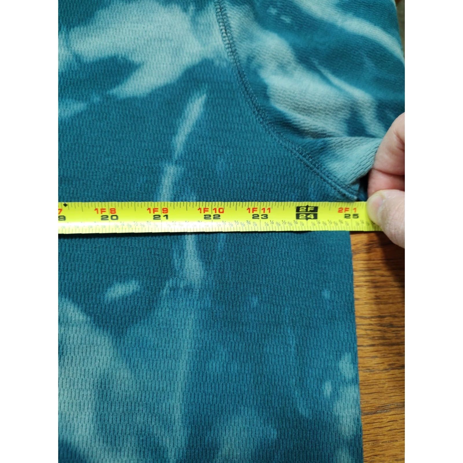 Carhartt Carhartt Mens XL Teal Green 1/4 Zip Thermal Sweatshirt Acid Wash Tie Dye Relaxed Shirt Men Size US XL / EU 56 / 4 - 7 Thumbnail