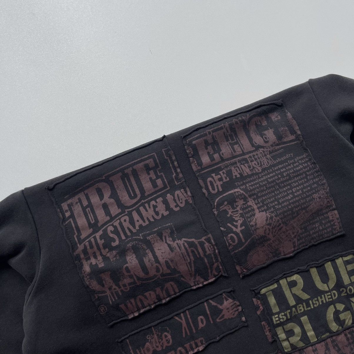 True Religion True Religion Buddha Patchwork Logo Crew Neck Sweatshirt Size US S / EU 44-46 / 1 - 5 Thumbnail