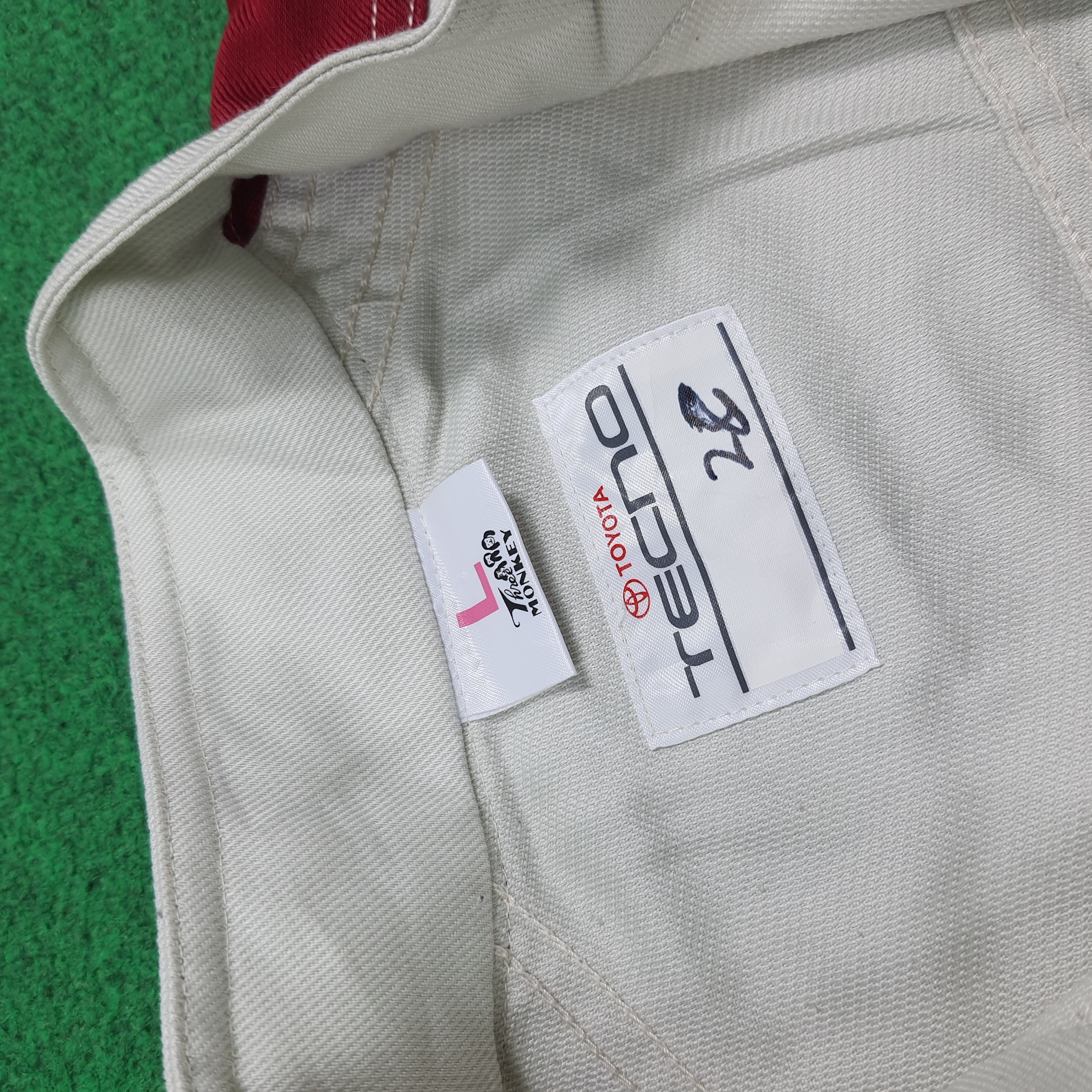 Japanese Brand Vintage Toyota Tecno Mechanics Motorsports Coverall C279N8 Size US M / EU 48-50 / 2 - 6 Thumbnail