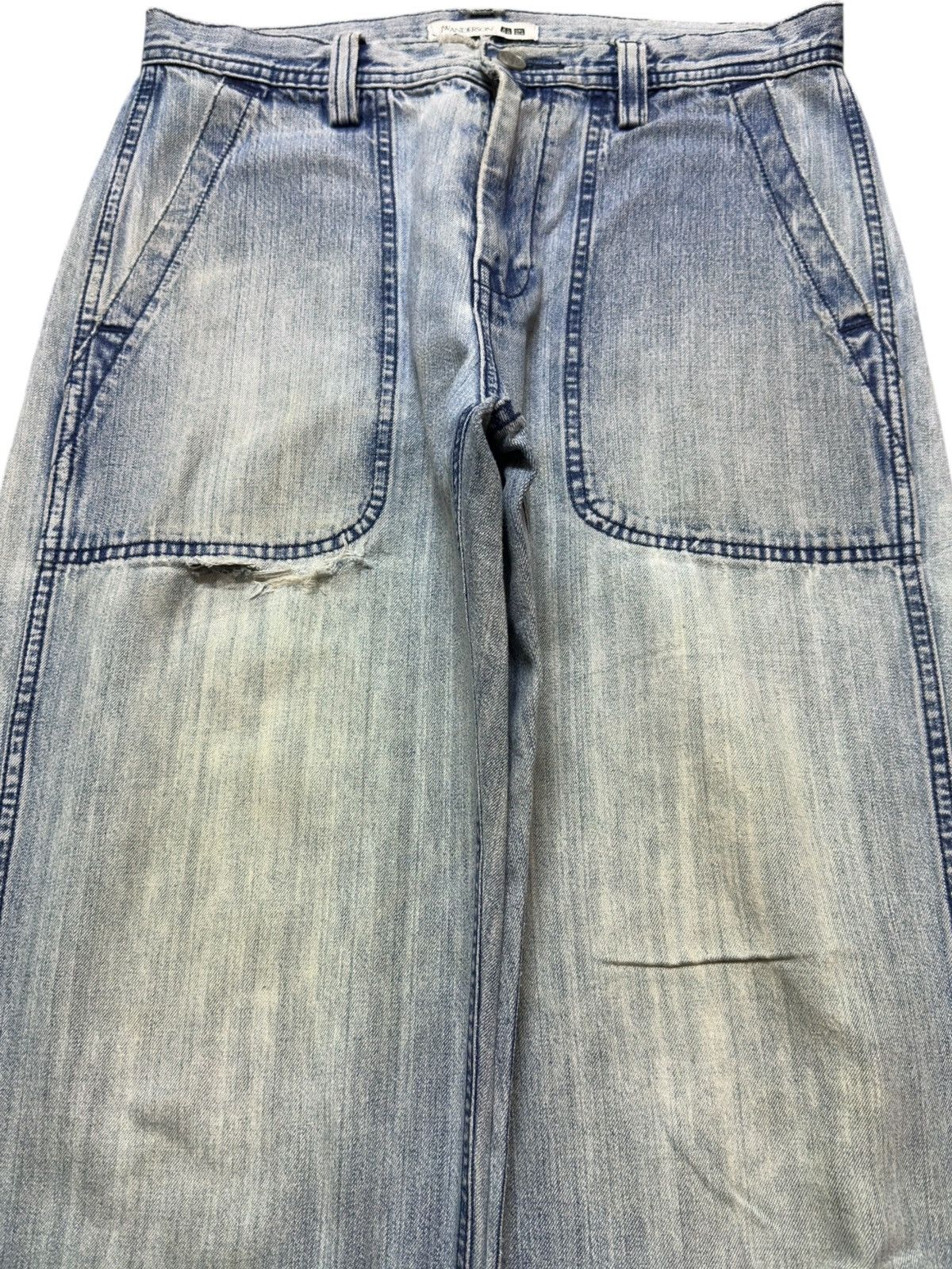 Uniqlo Vintage Uniqlo JWAnderson Baggy Soft Denim Size US 30 / EU 46 - 2 Thumbnail