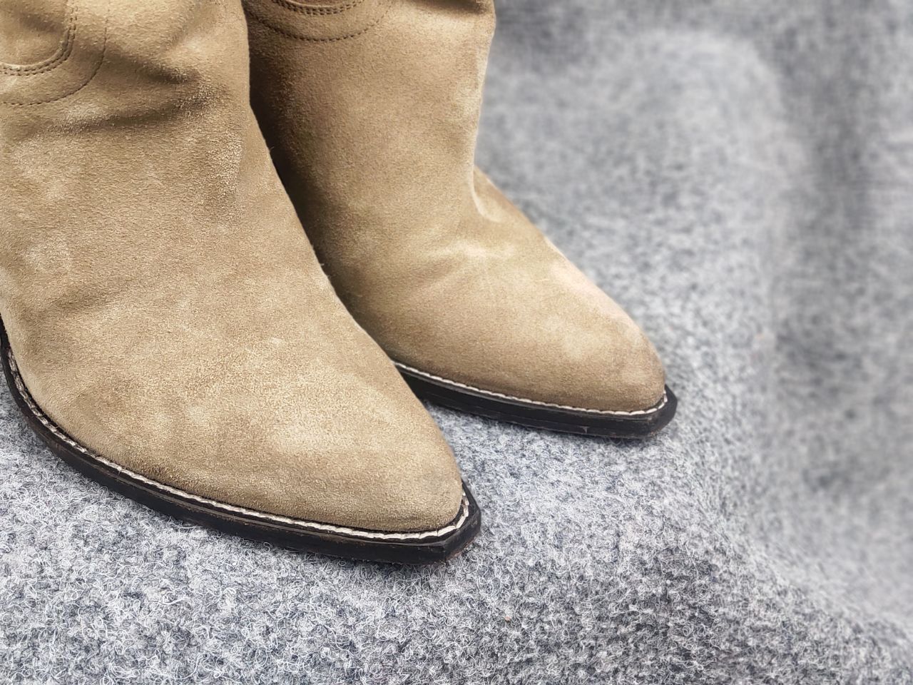 Isabel Marant Isabel Marant Leyane suede cowboy Ankl Boots Vintage Western Size US 10 / IT 40 - 18 Thumbnail