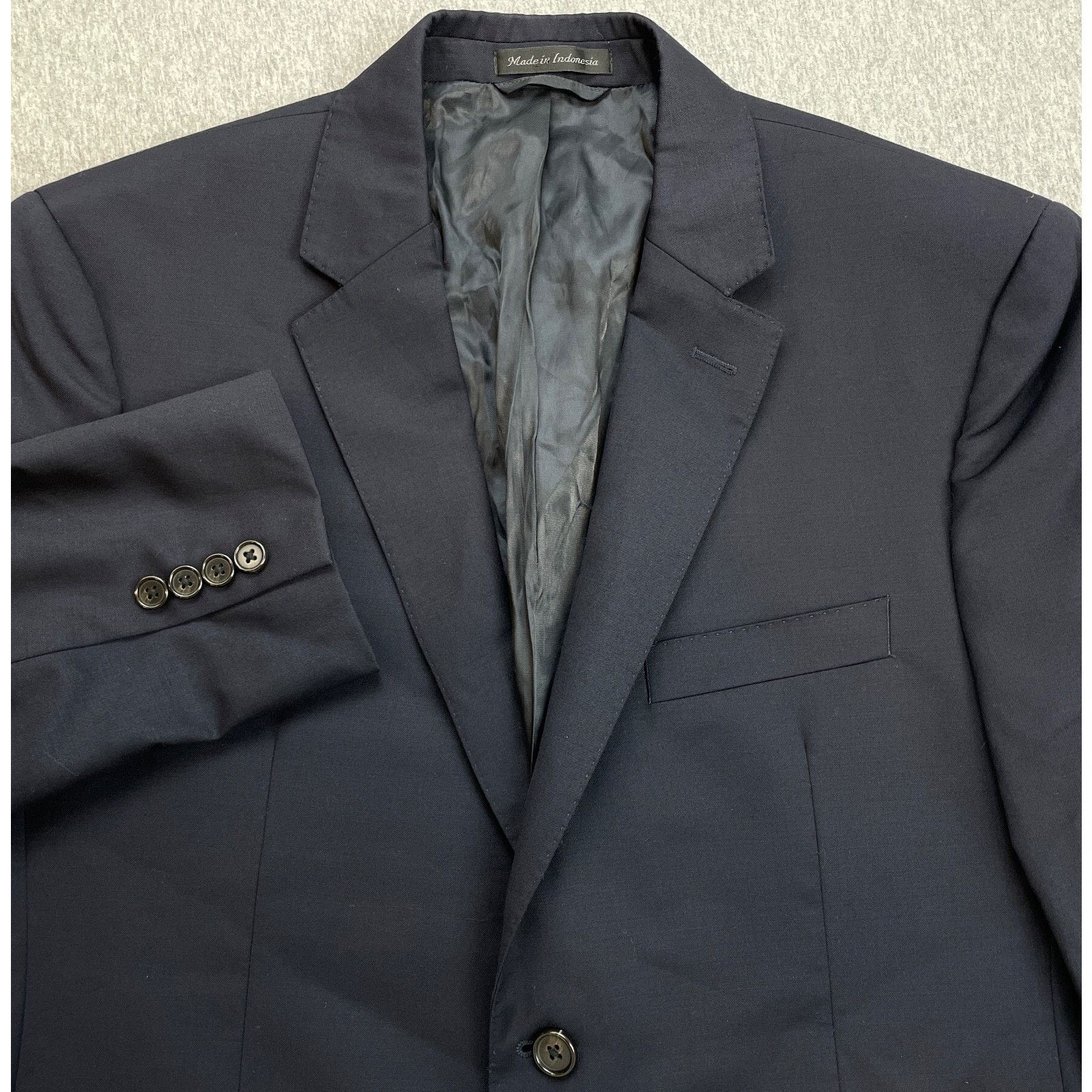 Lauren Ralph Lauren Ralph Lauren Blazer Mens 40R Navy Blue 100% Wool Black Label Size 40R - 1 Thumbnail