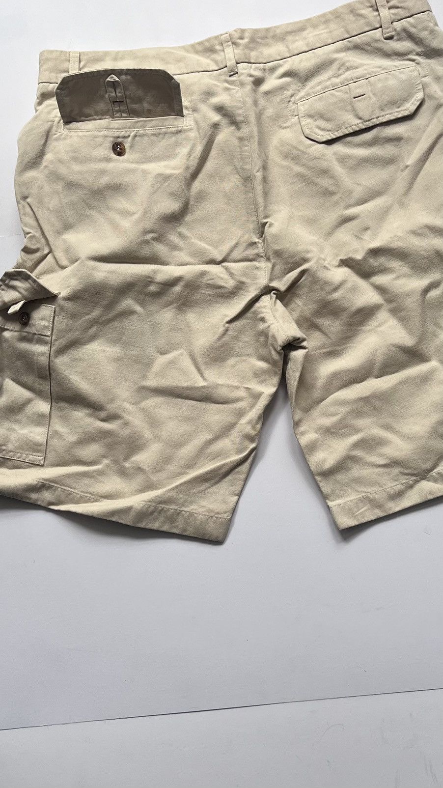 Loro Piana Loro Piana Beige Cotton Mens Shorts Size US 44 / EU 60 - 6 Thumbnail