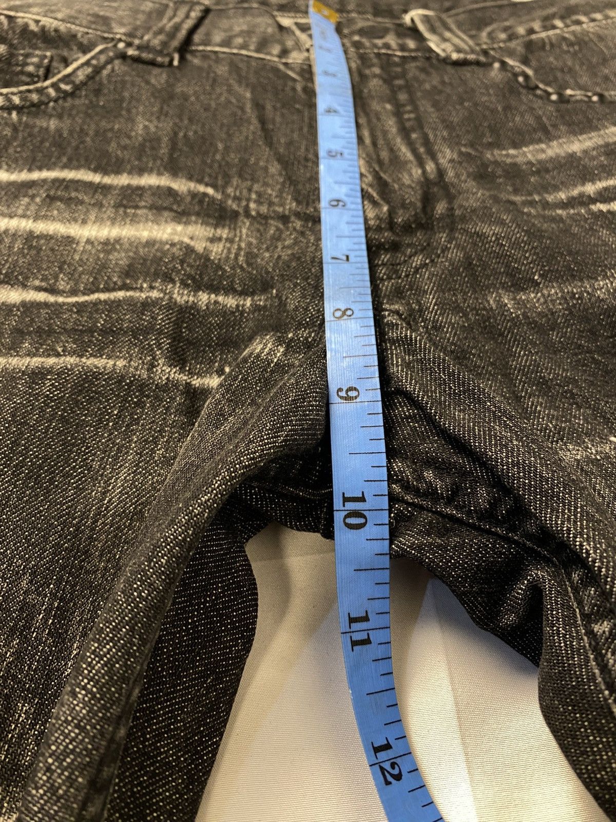 Japanese Brand Semantic Design Studded Skull Flared Washed Denim Jeans Size US 31 - 25 Thumbnail