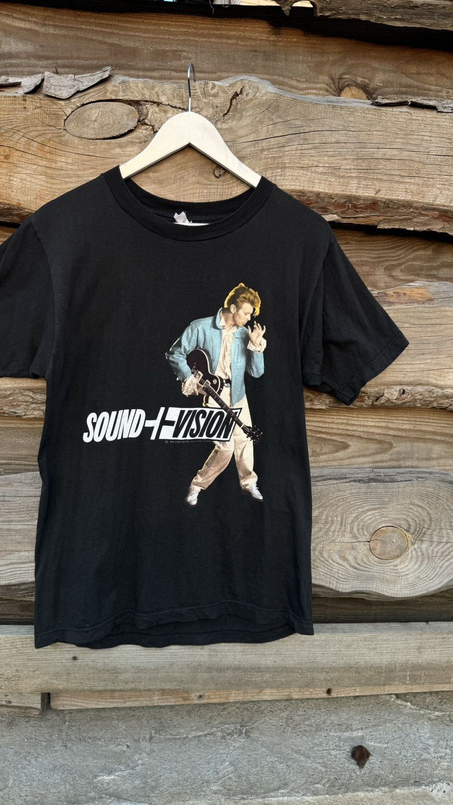 Band Tees × Vintage Vintage 1990 David Bowie Sound Vision Double Tour t-shirt Size US L / EU 52-54 / 3 - 3 Thumbnail