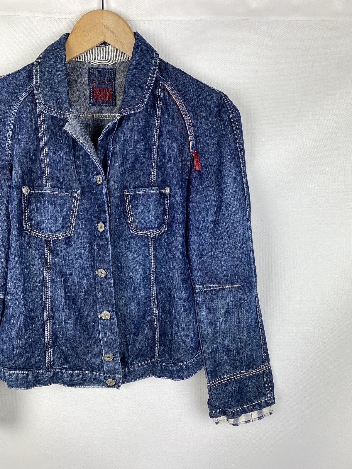 Marithe + Francois Girbaud Marithe Francois Girbaud ladies avant-garde denim jacket Size M / US 6-8 / IT 42-44 - 3 Thumbnail