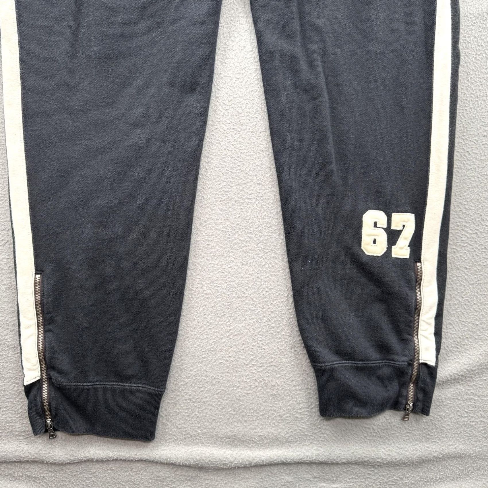 Polo Ralph Lauren VINTAGE Polo Ralph Lauren Sweatpants Mens Large Black Tigers 67 Side Stripe Sweatpants Size US L / EU 52-54 / 3 - 7 Thumbnail