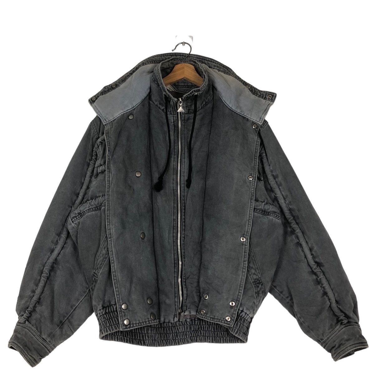 Hysteric Glamour 🔥Bondage Parachute Biker Bomber Jacket New Man Japan Made Size US M / EU 48-50 / 2 - 9 Thumbnail