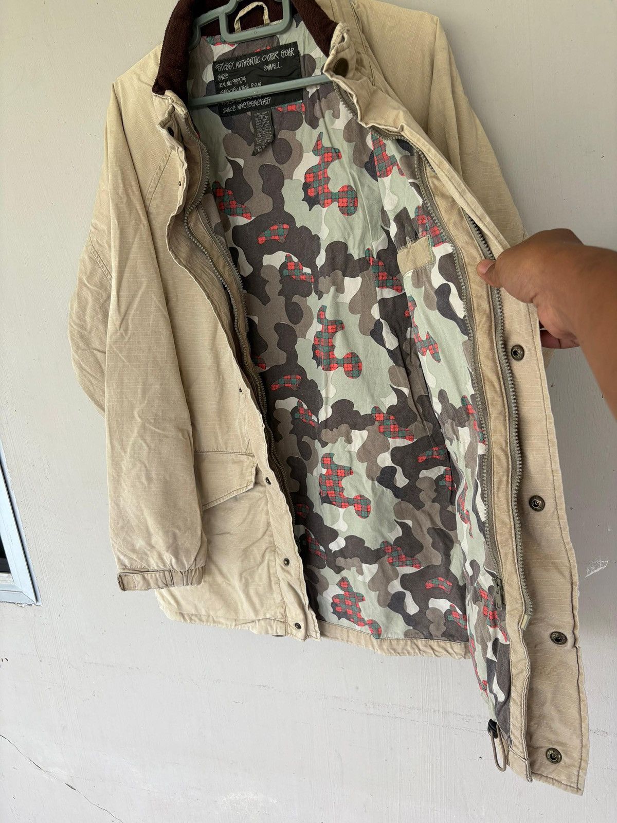 Stussy Stussy New York Tokyo Parka Jacket Camouflage Inner Design Size US S / EU 44-46 / 1 - 5 Thumbnail