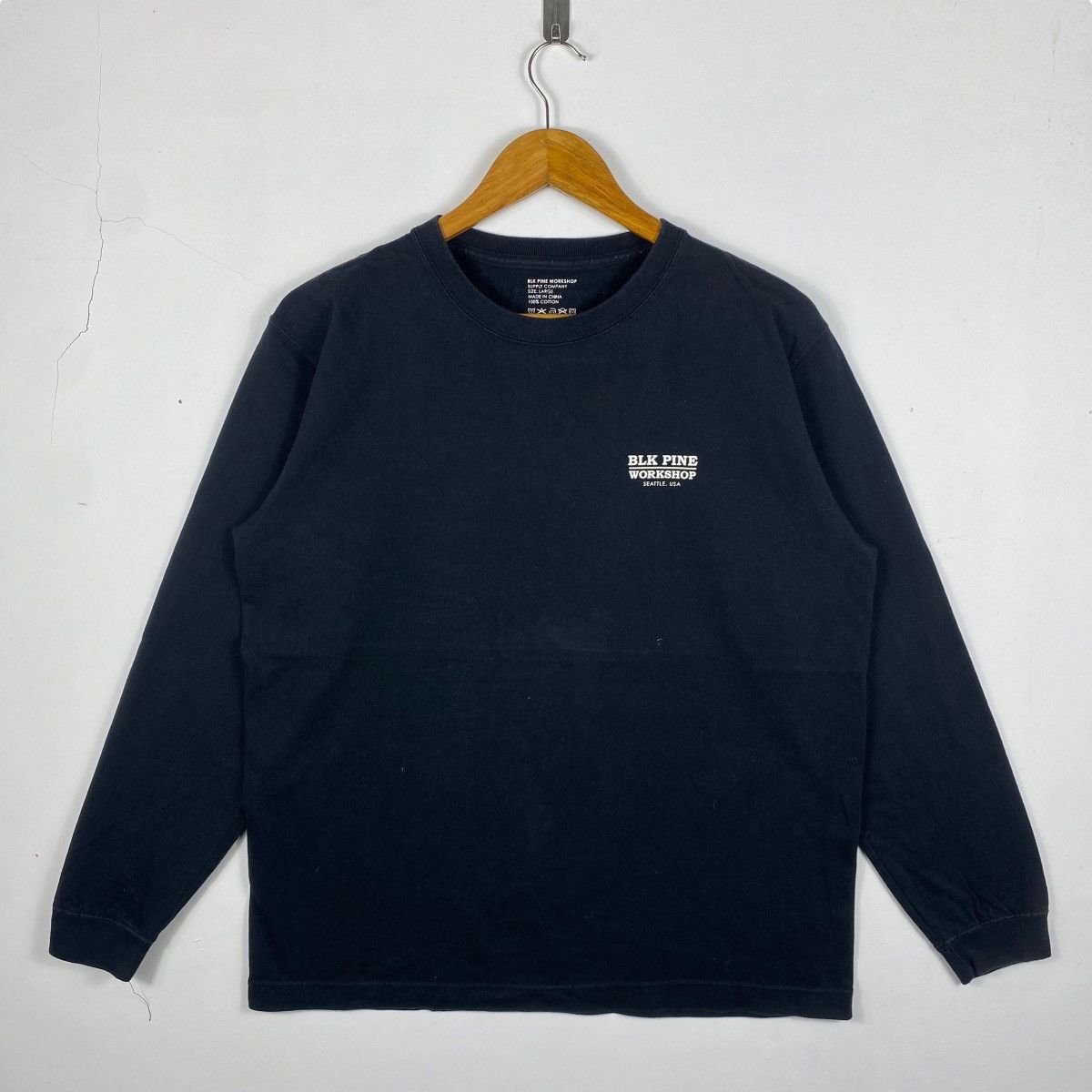Japanese Brand MARK GONZALES Blk Pine Workshop Long Sleeve Tee Shirt Large Size US L / EU 52-54 / 3 - 5 Thumbnail