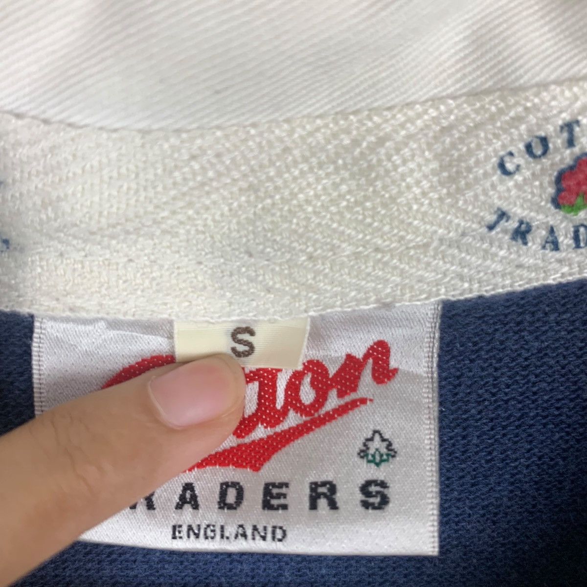 Cotton Traders Vintage 90’ COTTON TRADERS ENGLAND Rugby Tee Shirt Top Polo Size US M / EU 48-50 / 2 - 7 Thumbnail